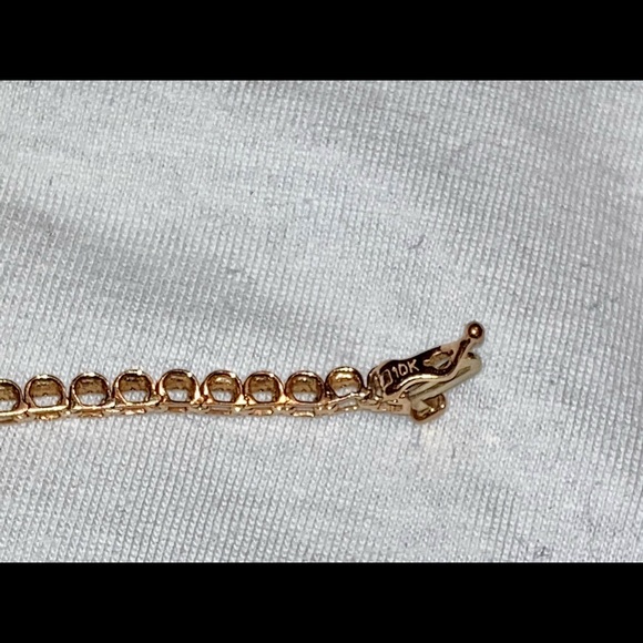 Micheal Kors 10k Rose Gold tennis bracelet - Picture 10 of 10
